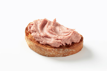 Toasted bread with pate