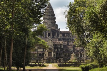 Obraz premium Angkor wat north door