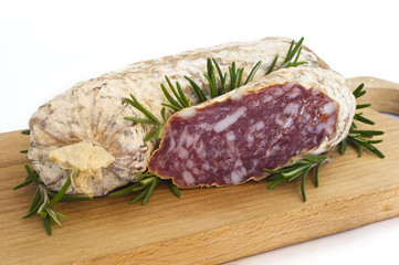 slices of salame from Italy