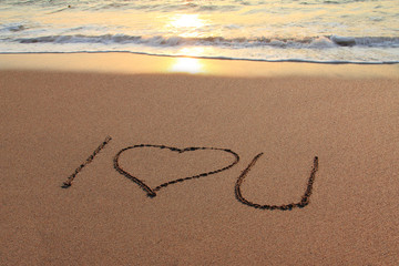 I love you beach