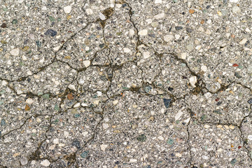 old asphalt texture with cracks