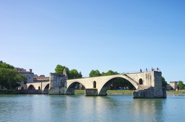 Naklejka premium Avignon Bruecke - Avignon Bridge 06