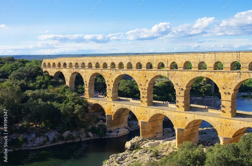 Canvas Prints pont du gard 32