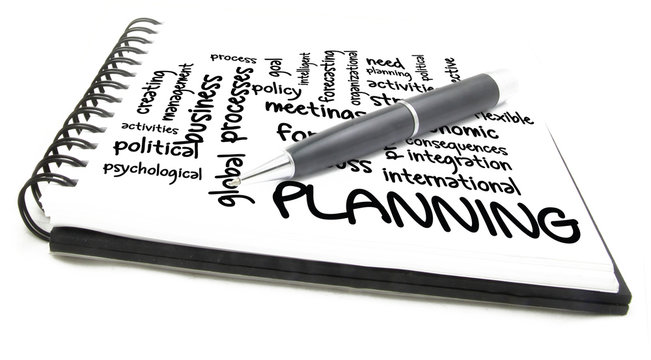 planning word cloud