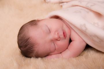 portrait d'un nouveau n&eacute;