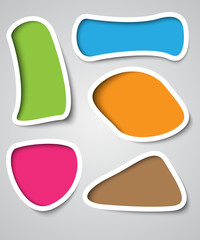 text box vector design