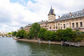 Fototapeta na wymiar Seine river, Paris, France