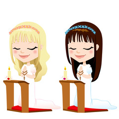 First Communion Prayer Girls