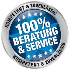 100% Beratung und Service - kompetent und zuverlässig