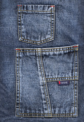 Pockets of jeans.