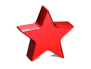 Obraz premium 3D OK Red Sign over white background