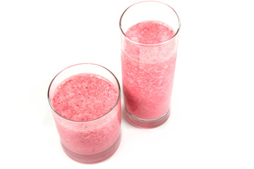 Strawberry milk healthy smoothie.