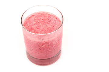 Strawberry milk healthy smoothie.