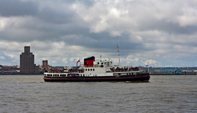 Mersey ferry, Liverpool, UK