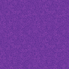 Fantasy floral seamless pattern