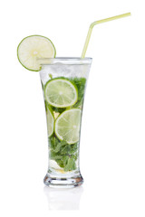 Fototapeta premium Mojito on white