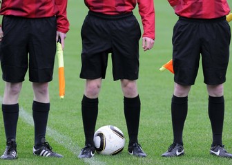 Fototapeta premium les trois arbitres
