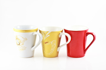 A Set of colorful cups