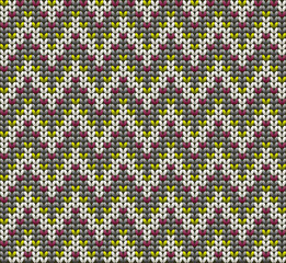 Knitted wool vector background