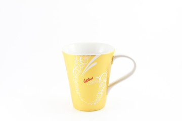 Single Coffee Mug On White Background