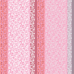 Pink ornamental seamless background