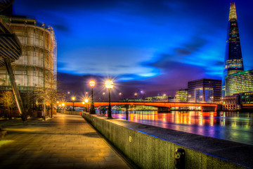 A HDR Walk by the Thames by night - 49210717