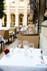 traditional Parisian coffee