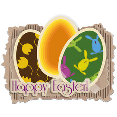 Happy Easter background - Eggs - Buona  Pasqua