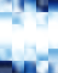 Blue rectangular background