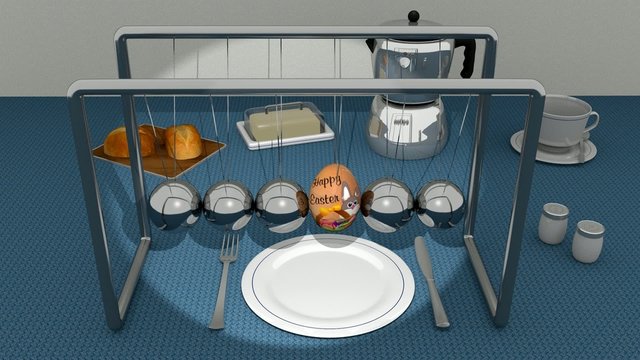 Happy Easter 3D Video