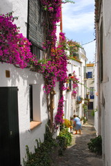 Fototapeta na wymiar ruelle Cadaques