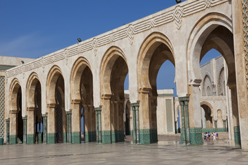 Fototapeta premium Hassan II mosque, Casablanca, Morocco