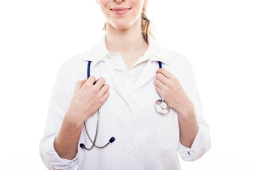 Confident female doctor