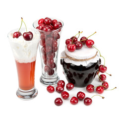 fresh cherries and cherry desserts