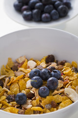 Müsli mit Blaubeeren