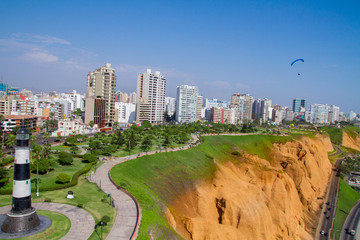 View of Miraflores Park, Lima - Peru