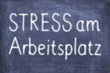 Stress am Arbeitsplatz