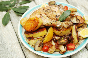chicken with vegetables