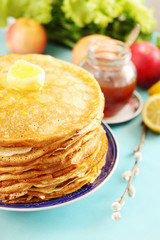 pancakes with butter