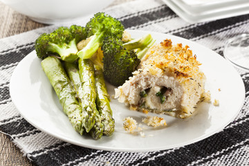 Breaded Homemade Chicken Cordon Bleu