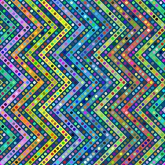 Stickers muraux Zigzag Rayures de couleur arc-en-ciel abstrait vector background