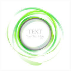 Abstract painting design element.