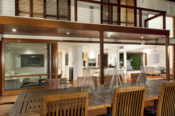 Luxurious home with outdoor entertaining area