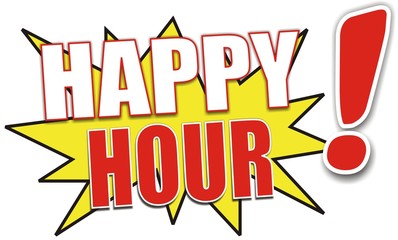 étiquette happy hour