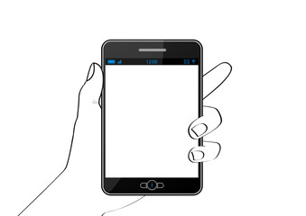 Phablet noire [smartphone et tablette] - T&eacute;l&eacute;phonie