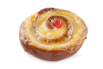 Traditional ensaimada isolated