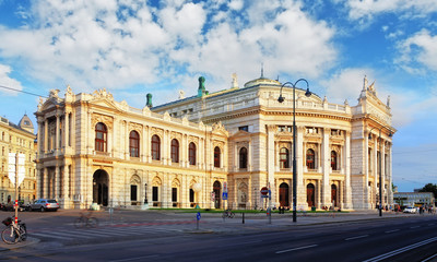 Fototapeta na wymiar Wiedeń - Burgtheater jest austriacki National Theatre