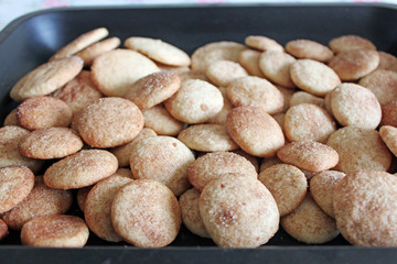plätzchen auf backblech