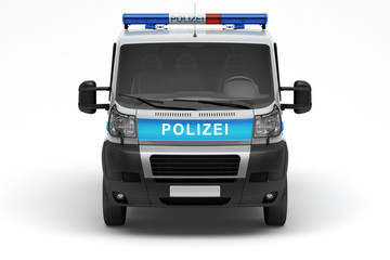 Einsatzfahrzeug der Polizei (Front) © 4th Life Photography