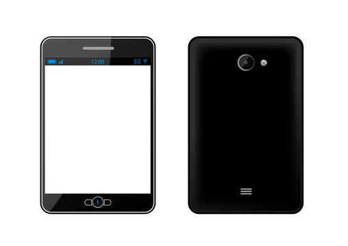 Phablet noire [smartphone et tablette] - AV et AR - Téléphonie